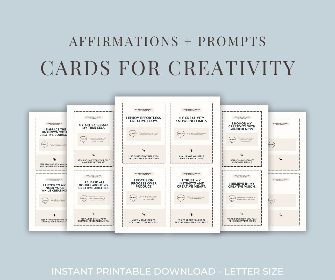 Affirmation Prompt Cards